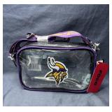 Minnesota Vikings NFL Football Crossbody Transparent FOCO Brand Bag - New