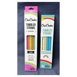 6-packs Char Charms Tumbler Straws, 30oz and 40oz -  Brand New
