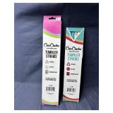6-packs Char Charms Tumbler Straws, 30oz and 40oz -  Brand New