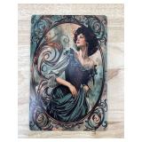 Female Portrait 8" x 12" Metal Signs - Brand New *Q