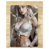 Female Portrait 8" x 12" Metal Signs - Brand New *Q