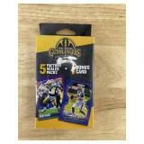 Gunslingers NFL Football 5 Factory Sealed Packs with 1 Bonus Card & Pro Picks 2 Pack with Card - Brand New *Q