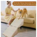 Foldable Dog Ramp Split Ottoman Convertible for Bed and Couch - Brand New *Q