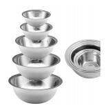 Stainless Steel Mixing Bowl Set of 5 - Brand New *Q
