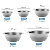 Stainless Steel Mixing Bowl Set of 5 - Brand New *Q