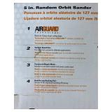 RIDGID 3 Amp Corded 5" Random Orbital Sander with AIRGUARD Technology - Brand New *Q
