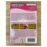 American Seed Packets - Alyssum, Marigold, Impatiens, Zinnia - Brand New *Q