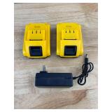 Lithium Electric Drill Driver Tool Set with Bits, 2 Batteries & Charger - Brand New *Q