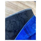 Marble Abstract Stye Blue Area Rug, 64" x 90" - Brand New *Q