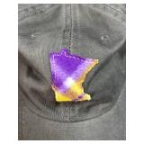 Minnesota Frayed Fabric Distressed Patch Cap with Minnesota Patch OSFM - New