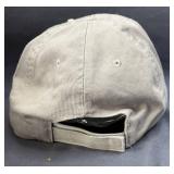 Nope Grey Distressed Frayed Fabric Patch Baseball Cap OSFM - New