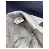 Nope Grey Distressed Frayed Fabric Patch Baseball Cap OSFM - New