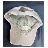 Nope Grey Distressed Frayed Fabric Patch Baseball Cap OSFM - New