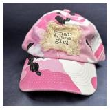 Small Town Girl Pink Camouflage Baseball Cap OSFM - New