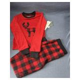 Eddie Bauer Holiday Pajama Set - Youth Size 8 - Brand New