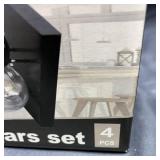 Glass Spice Jar Set of 4 - Brand New