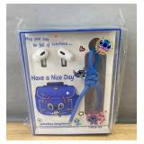 Stitch Character TWS-33 Wireless Earphones with Case - Brand New *Q