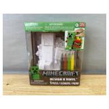 Minecraft Design A Vinyl with Markers - Brand New *Q