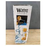 Handheld Water Spray Fans - 3-Pack with Blue, Green & Yellow - Brand New *Q