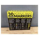 Artistro Acrylic Paint Markers 30 Colors, 30 Pack - Brand New *Q