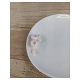 White Ceramic Coffee Mug with Saucer and Spoon - Brand New *Q