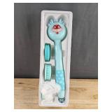3 in 1 Kids Dragon Bath Brush - Brand New *Q