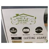Home Sweet Home 3 Piece Bamboo Cutting Board Set - Brand New *Q