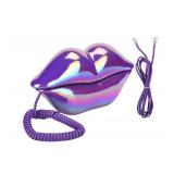 Lips Corded Landline Purple Phone - Brand New *Q