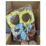 Sunflower Decorations 6 Piece Set - Brand New *Q
