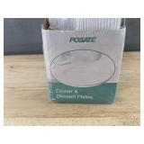 Posate Dinner & Dessert Plates, 60 Total - Brand New *Q