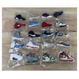 20 Brand New Nike, Air Jordan, Air Max, Kobe Sneaker Shoe Keychains *Q
