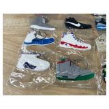 20 Brand New Nike, Air Jordan, Air Max, Kobe Sneaker Shoe Keychains *Q