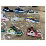 20 Brand New Nike, Air Jordan, Air Max, Kobe Sneaker Shoe Keychains *Q