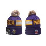 New Era Minnesota Vikings Embroidered NFL Football Beanie Adult Winter Hat - Brand New *Q