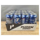 Phorm 16-oz Energy Drinks - Case of 12 - Screamin’ Freedom Rocket Pop Flavor - Brand New *Q