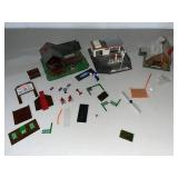 Collection of Model Railroad Buildings and Accessories