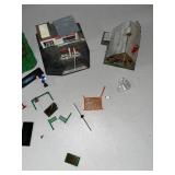 Collection of Model Railroad Buildings and Accessories