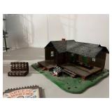 Collection of Model Railroad Buildings and Accessories