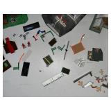 Collection of Model Railroad Buildings and Accessories