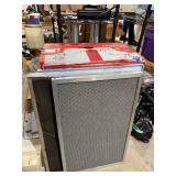 Lot of DuPont 20x25x1 Air Filters and Reusable Metal Filter Panels