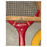 Vintage Frisbees Snap-On Disc Gonzales and Racket Ring
