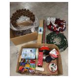 Christmas Wreaths Tree Tins Decor Approximately 15 Pcs