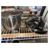Aroma Electric Skillet & Presto Pressure Cooker Pot