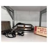 Vintage Waffle Iron Toaster Hamilton Beach Knife Box