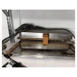 Vintage Waffle Iron Toaster Hamilton Beach Knife Box