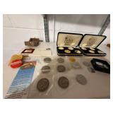 Grand Casino Token Sets & Assorted Medals Ephemera