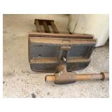 Columbian Cast Iron Woodworking Bench Vise w/ Wooden Handle USA