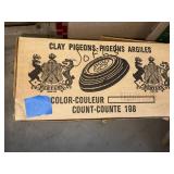 Lot Including Approximate 108 Herter's Clay Pigeons Yellow New Old Stock
