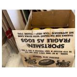 Lot Including Approximate 108 Herter's Clay Pigeons Yellow New Old Stock