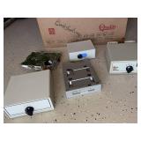 Lot Including Belkin Data Switches, Floppy Drive, HDD & Cables